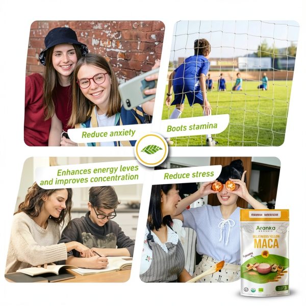 Organic Maca Powder Aranka Superfood Vegan No Preservatives-2