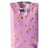 Pavo Party Favor Bags for Kids Golden Dot Design-1