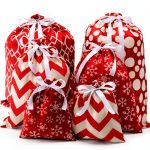 Christmas Gift Bag HolidayCo Premium Red Bag-0