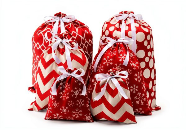 Christmas Gift Bag HolidayCo Premium Red Bag-0