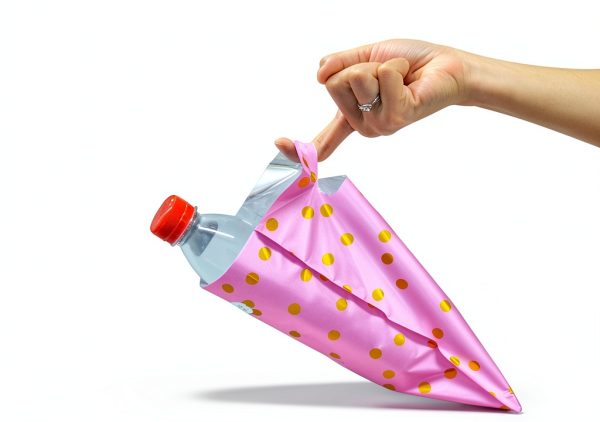Pavo Party Favor Bags for Kids Golden Dot Design-2