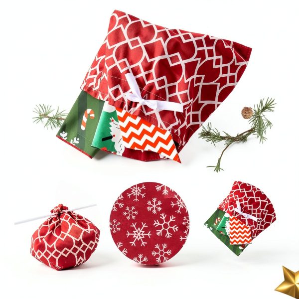 Christmas Gift Bag HolidayCo Premium Red Bag-1