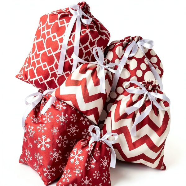Christmas Gift Bag HolidayCo Premium Red Bag-5