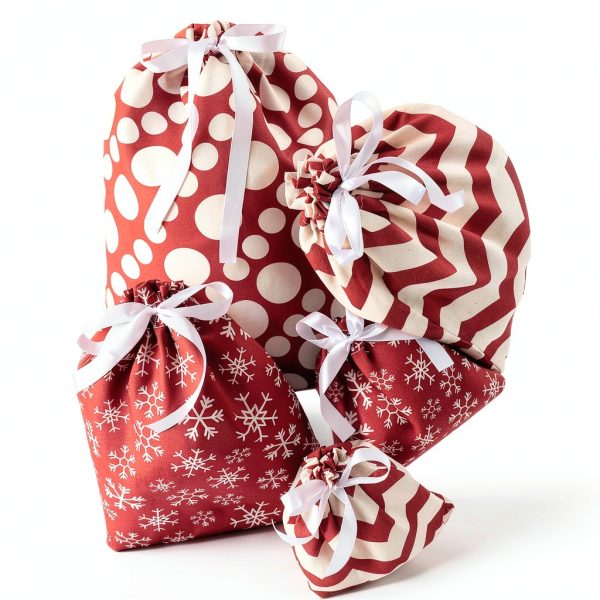 Christmas Gift Bag HolidayCo Premium Red Bag-6