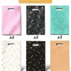 Pavo Party Favor Bags for Kids Golden Dot Design-4