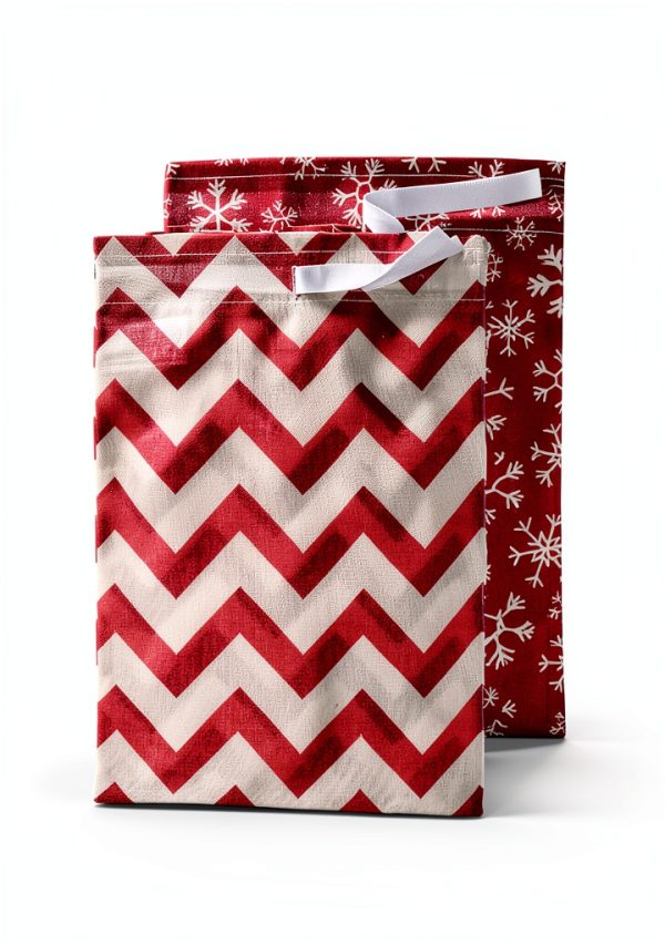 Christmas Gift Bag HolidayCo Premium Red Bag-3