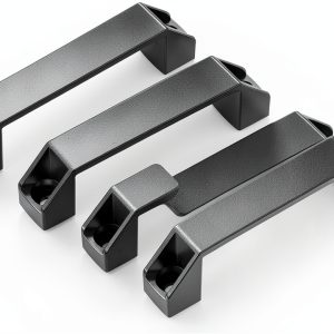 Aluminum Pull Handle 4-Pack JiGiU 30 Series Black 120mm Spacing-0