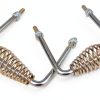2X 6 inch Stainless Spring Pull Handle Chamixx Steel for BBQ Grills-3