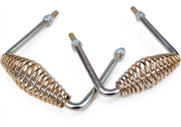 2X 6 inch Stainless Spring Pull Handle Chamixx Steel for BBQ Grills-3