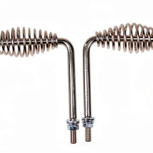 2X 6 inch Stainless Spring Pull Handle Chamixx Steel for BBQ Grills-0