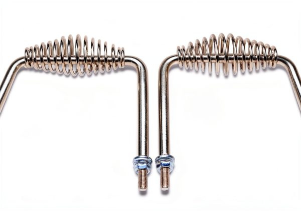 2X 6 inch Stainless Spring Pull Handle Chamixx Steel for BBQ Grills-2