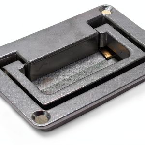Recessed Pull Handle AUXBC Zinc Alloy Flush for Toolbox 3.7x2.4in-0