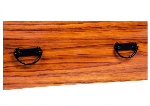 Antique Chest Handles Set of 2 A29 Heavy Duty Cast Iron Handles Black-1