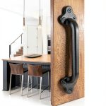 9 Inch Barn Door Handles, Heavy Duty Rustic Design Barn Door Pull, for DIY Sliding Barn Door, Gate, Shed, Garage | Solid Metal Material, Matte Black-0