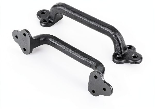 9 Inch Barn Door Handles, Heavy Duty Rustic Design Barn Door Pull, for DIY Sliding Barn Door, Gate, Shed, Garage | Solid Metal Material, Matte Black-3