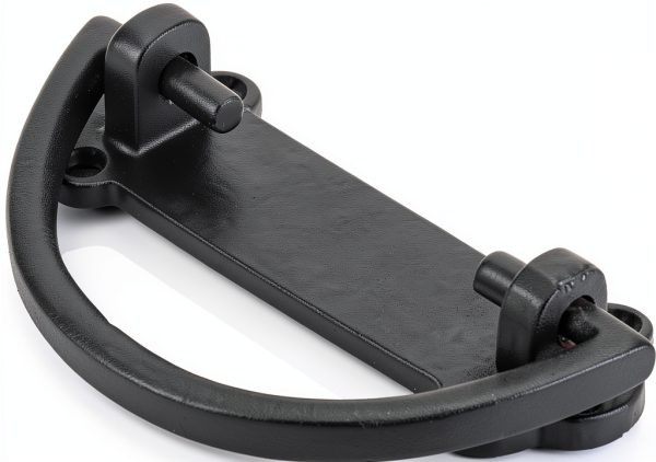 Antique Chest Handles Set of 2 A29 Heavy Duty Cast Iron Handles Black-3