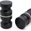 Shower Glass Door Handle 2 Pack Stainless Steel Black Kyuionty-0