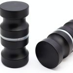 Shower Glass Door Handle 2 Pack Stainless Steel Black Kyuionty-0