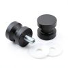Shower Glass Door Handle 2 Pack Stainless Steel Black Kyuionty-3